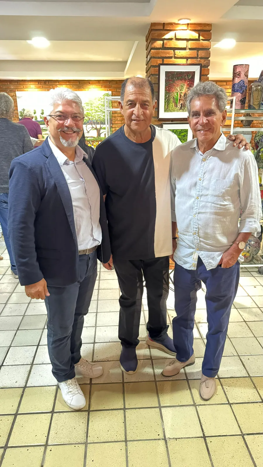 Rhaldney Santos em encontro de networking empresarial